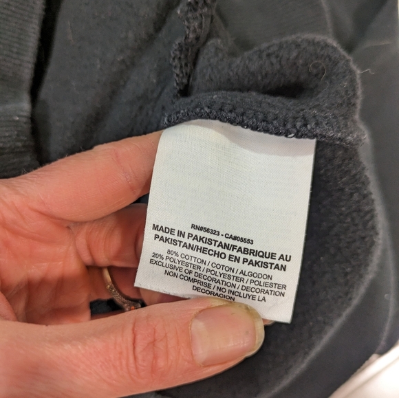 Nike Black Zip Up Sweatshirt - Picture 3 of 4